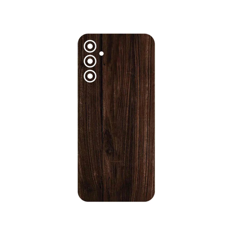 برچسب پوششی ماهوت مدل Dark_Walnut_Wood مناسب برای گوشی موبایل سامسونگ Galaxy A14