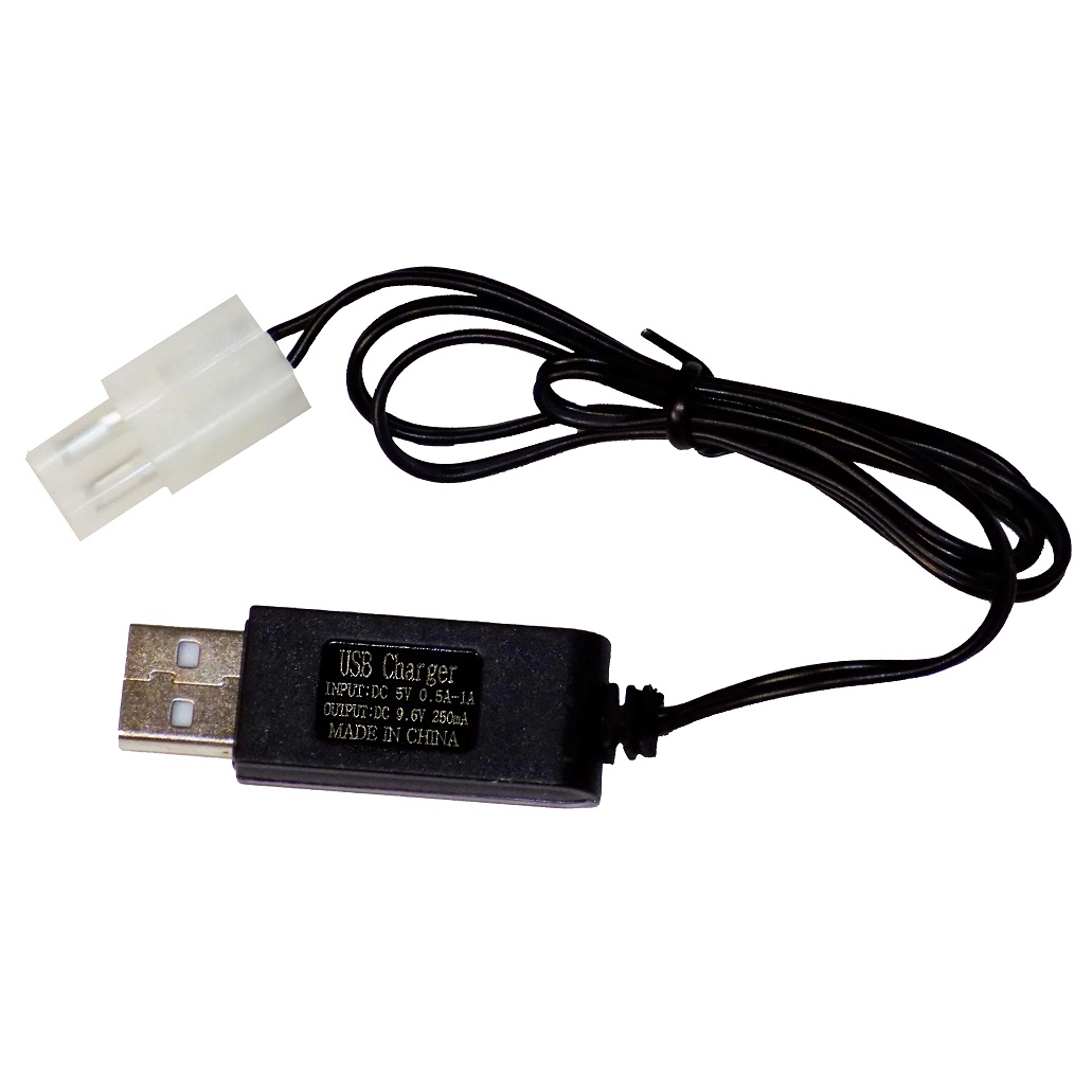 شارژر ماشین کنترلی 9.6 ولت مدل USB_Tamiya_9.6v