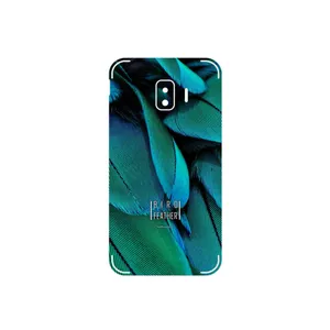 MAHOOT Green Feather Cover Sticker for Samsung Galaxy J2 Core