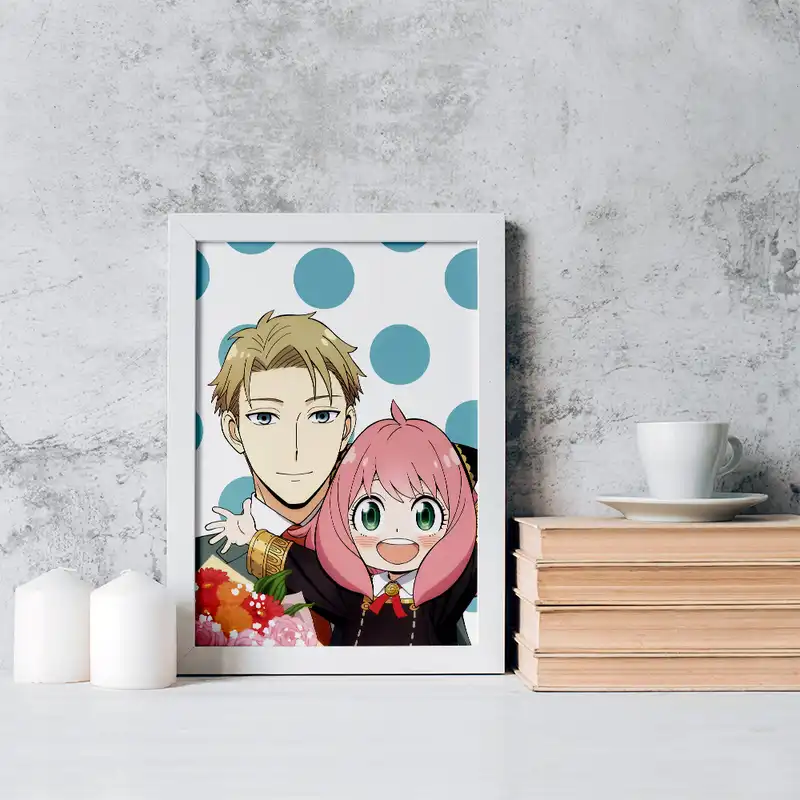 تابلو خندالو مدل آنیا و لوید فورجر انیمه اسپای ایکس فمیلی کد 15551