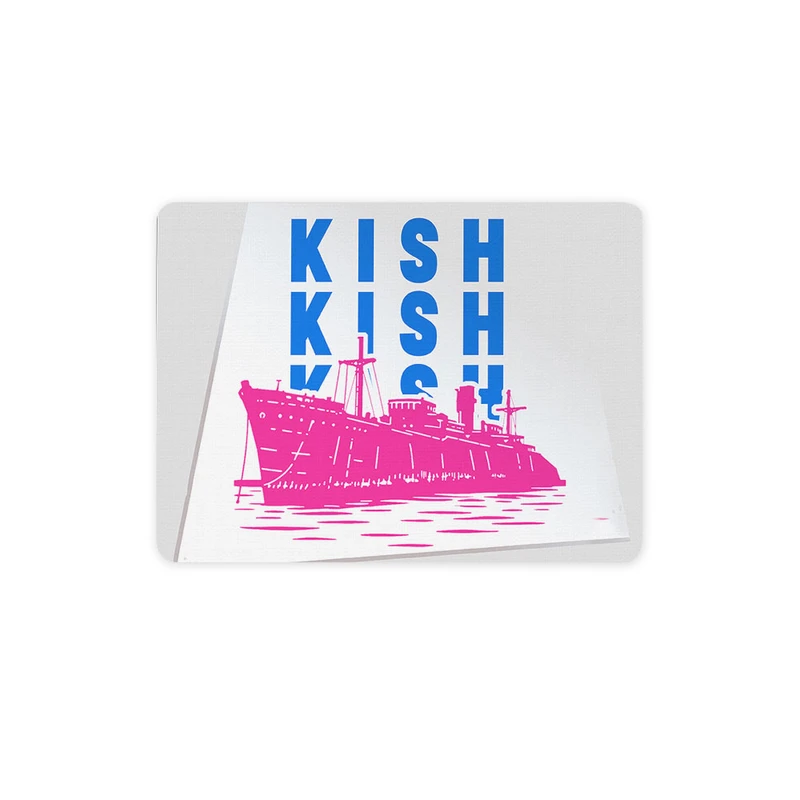 ماوس پد ترمه طراحان ایده مدل نماد کشتی یونانی کیش کد map0046 سایز 19*28 سانتی متر