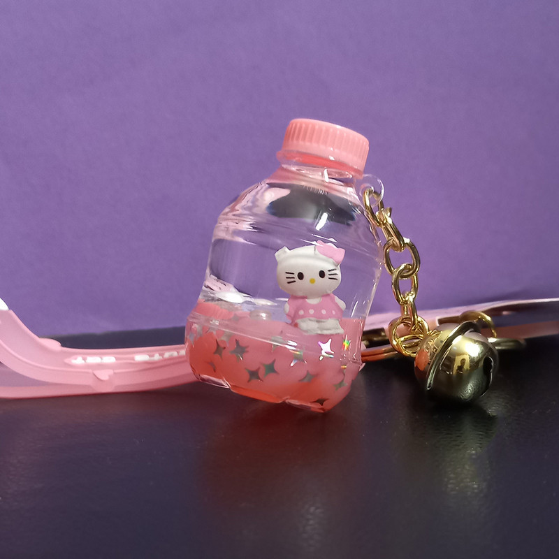 جاکلیدی مدل آکواریومی کیتی طرح بطری کد kitty04