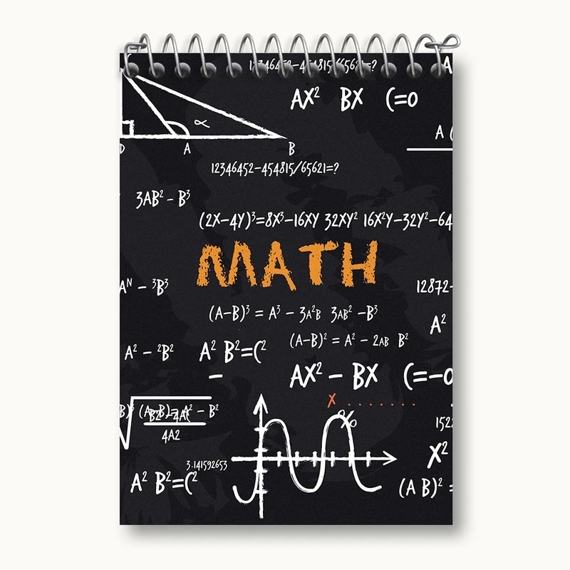 دفتر یادداشت 50 برگ خندالو مدل ریاضی کد N493
