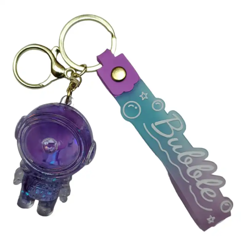 جاکلیدی مدل آکواریومی آدم فضایی طرح گل