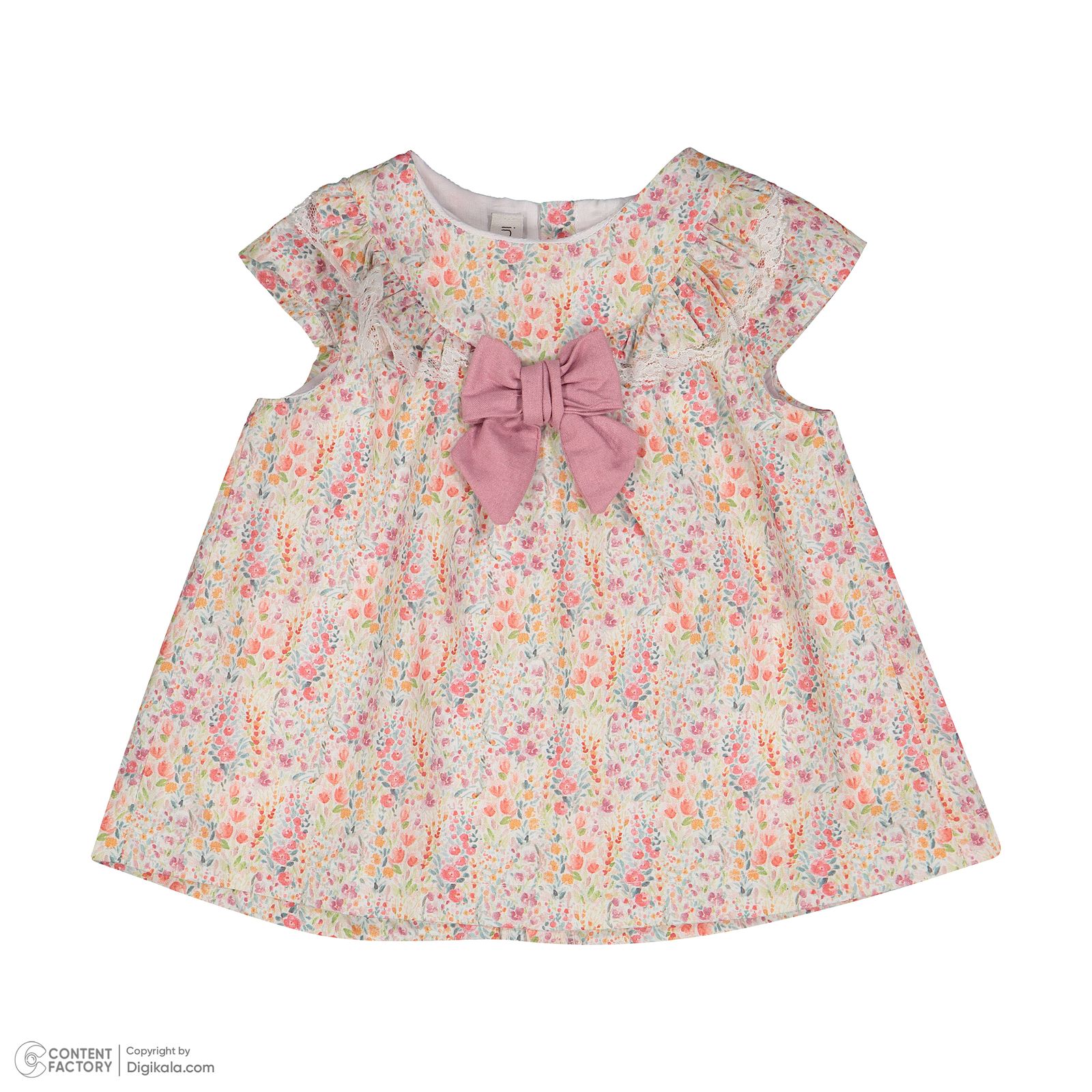 ست 3 تکه لباس نوزادی ایندیگو مدل 13156 رنگ صورتی -  - 12