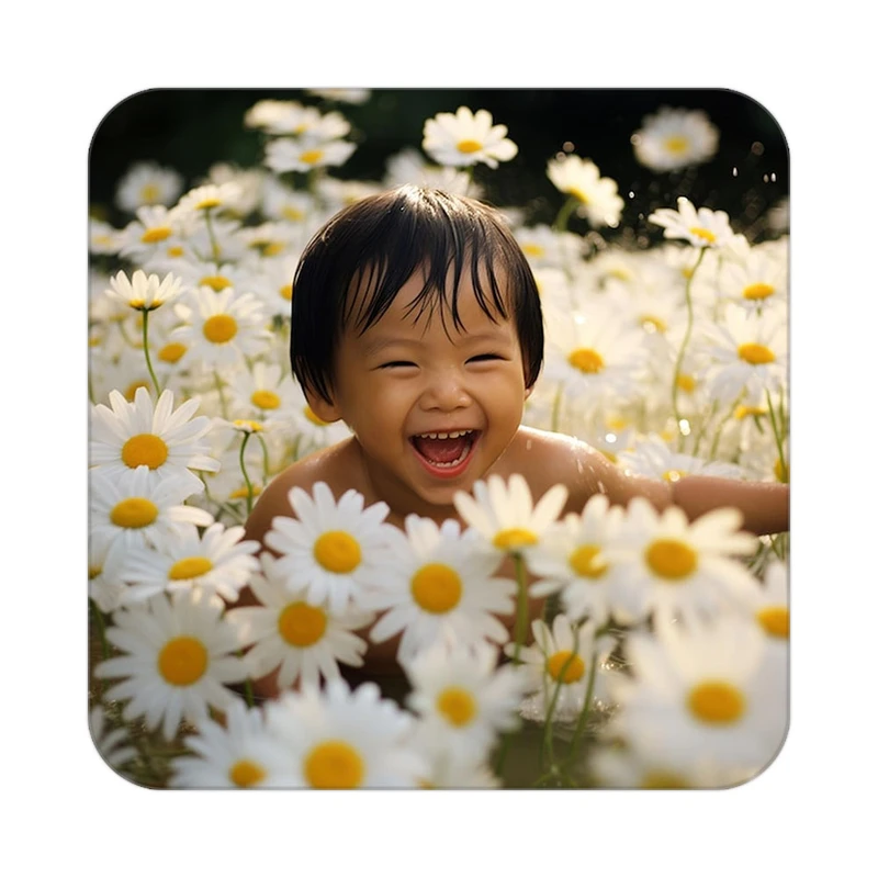 زیر لیوانی کاکتی طرح گل مدل mp18109