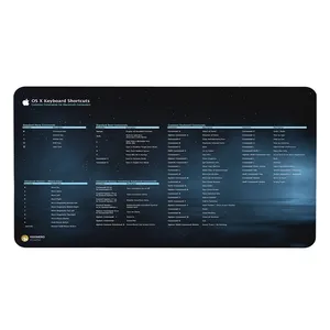 ماوس پد هومرو مدل DP029 طرح شورتکات های کیبورد keyboard shortcuts پریمیوم