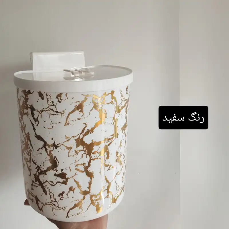 سطل زباله کابینتی مدل ماربل
