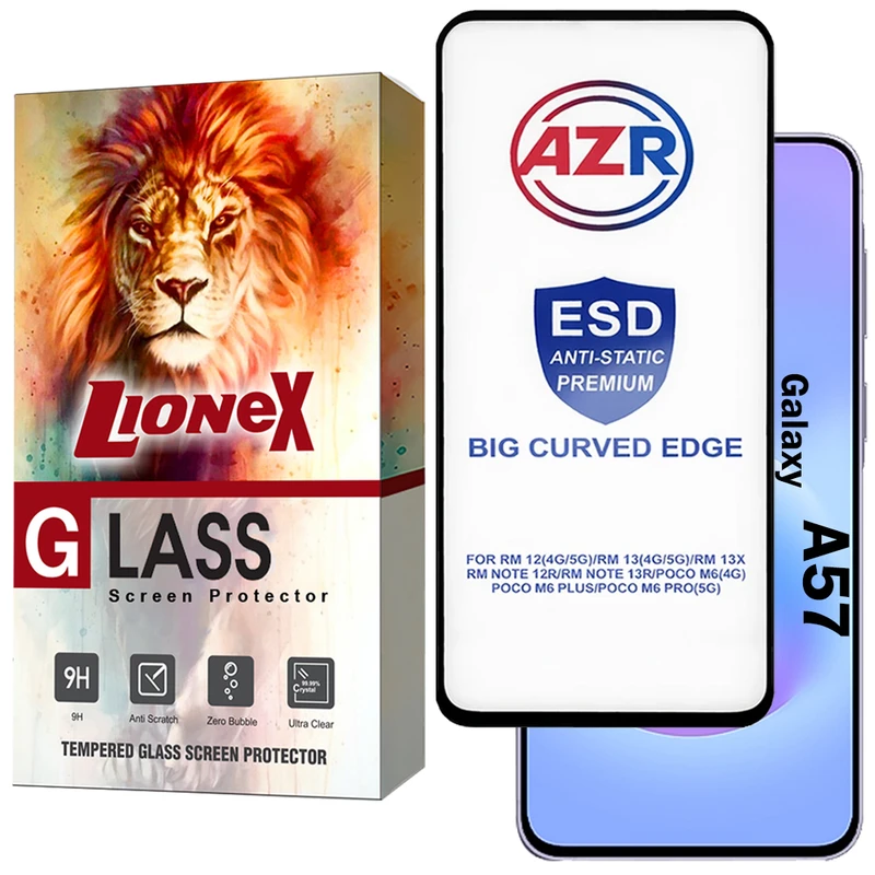 محافظ صفحه نمایش لایونکس مدل AZRL مناسب برای گوشی موبایل سامسونگ Galaxy A57
