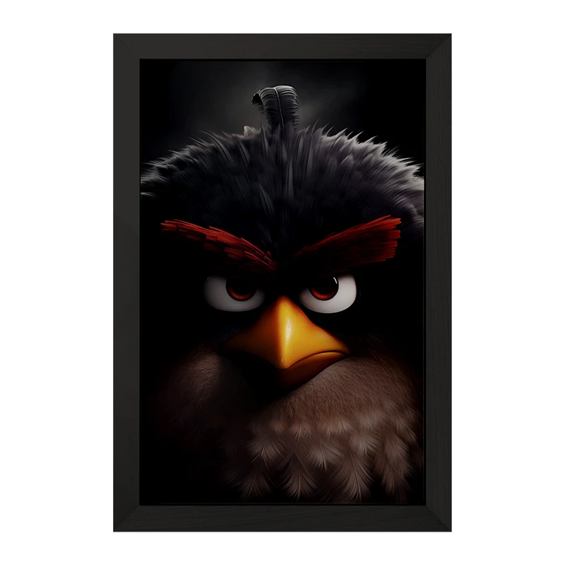 تابلو خندالو مدل پرندگان خشمگین (Angry Birds) کد F5524