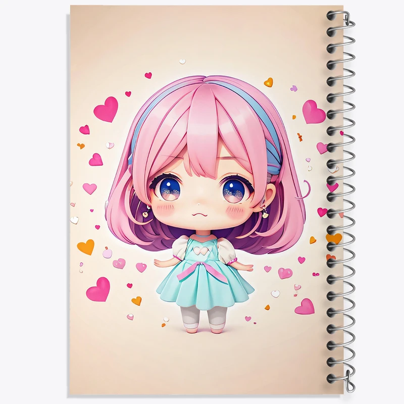 دفتر نقاشی 50 برگ خندالو طرح دخترانه (Girlish) کد 36889