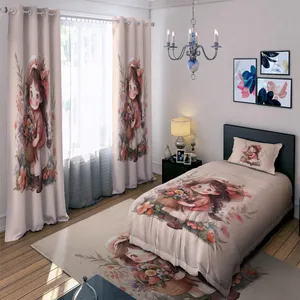 سرویس خواب مدل دخترانه یک نفره 4 تکه