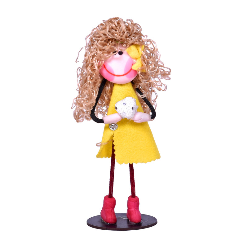 عروسک طرح هلن مدل لاو کد 010 ارتفاع 22 سانتی متر