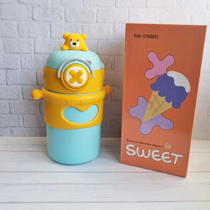 قمقمه کودک مدل sweet طرح ضربدر گنجایش 0.5 لیتر