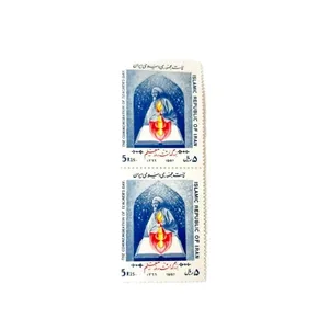 تمبر یادگاری مدل روز معلم کد 1366 بسته 2 عددی 