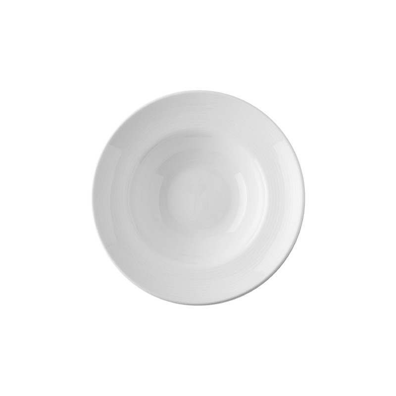 بشقاب غذاخوری زی مدل ظرف پاستا گود 18 تک نفره سفید درجه یک بسته شش عددی