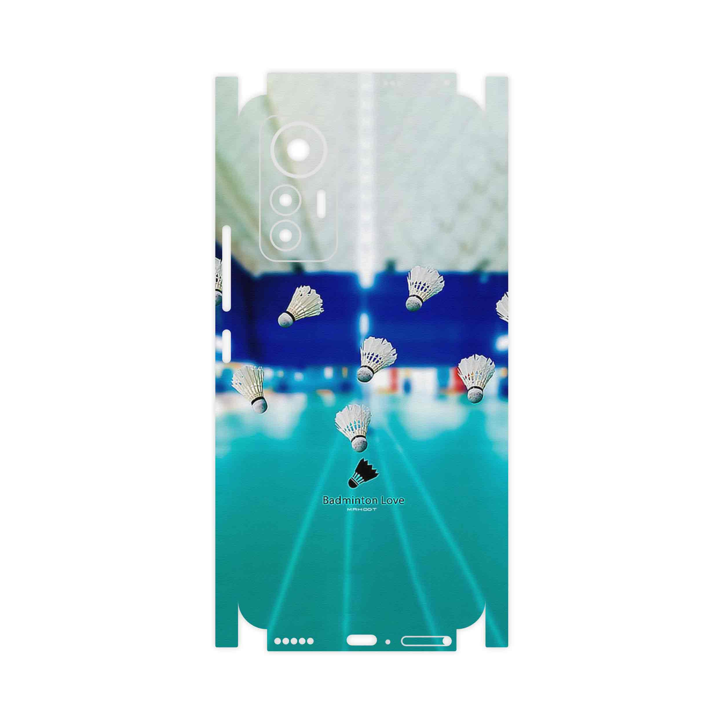برچسب پوششی ماهوت مدل Badminton-FullSkin مناسب برای گوشی موبایل شیائومی 12 Lite
