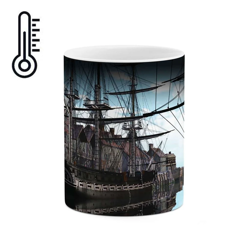 ماگ حرارتی کاکتی مدل کشتی کد mgh10082