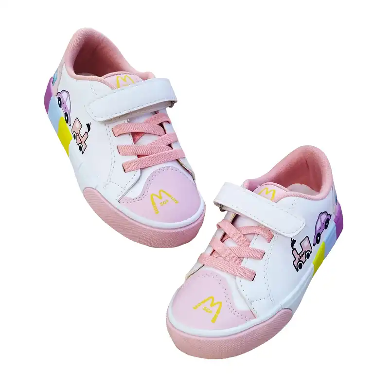 کفش راحتی  مدل ماشینی رنگ صورتی