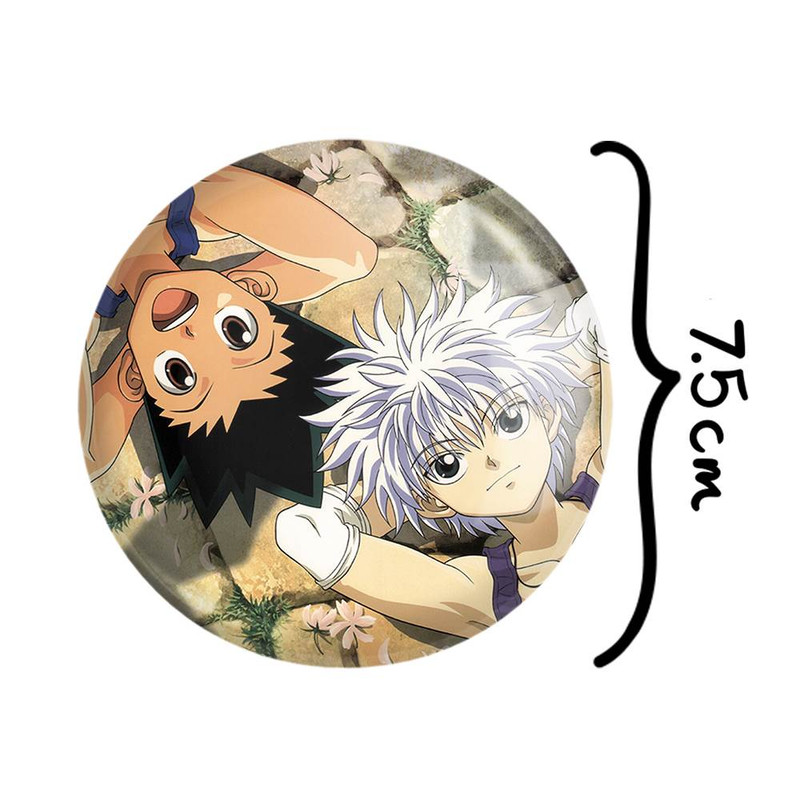 آینه جیبی خندالو مدل گون و کیلوا انیمه هانتر ایکس هانتر Hunter × Hunter  کد 11949