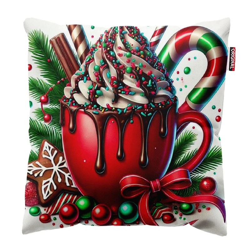 کوسن پاد آفرین مدل بستنی کد 1048 سایز 30*30 سانتی متر