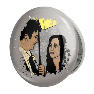 آینه جیبی خندالو طرح سریال آشنایی با مادر How I Met Your Mother مدل تاشو کد 13786 