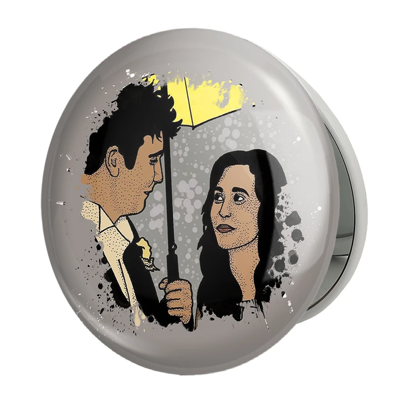 آینه جیبی خندالو طرح سریال آشنایی با مادر How I Met Your Mother مدل تاشو کد 13786 