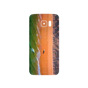 MAHOOT Beach and Green Sea Cover Sticker for Samsung Galaxy S7 Edge