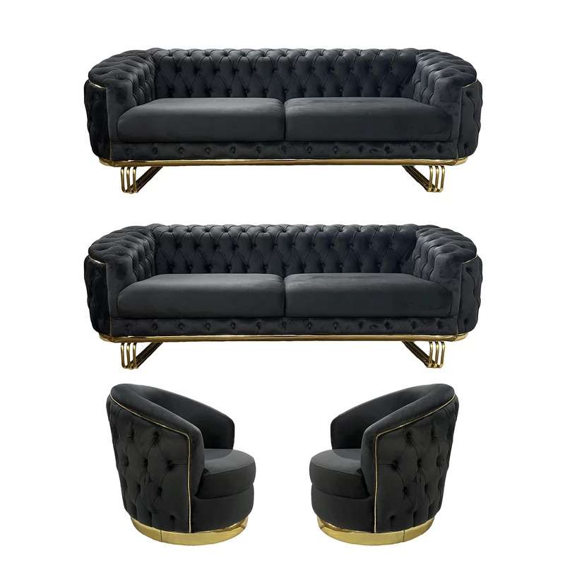 مبل راحتی 8 نفره تولیدی راول مدل چستر لاوین