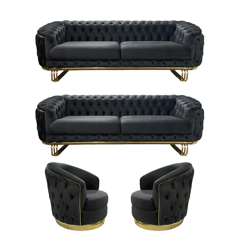 مبل راحتی 8 نفره تولیدی راول مدل چستر لاوین