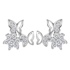 گوشواره نقره زنانه اقلیمه مدل EN388