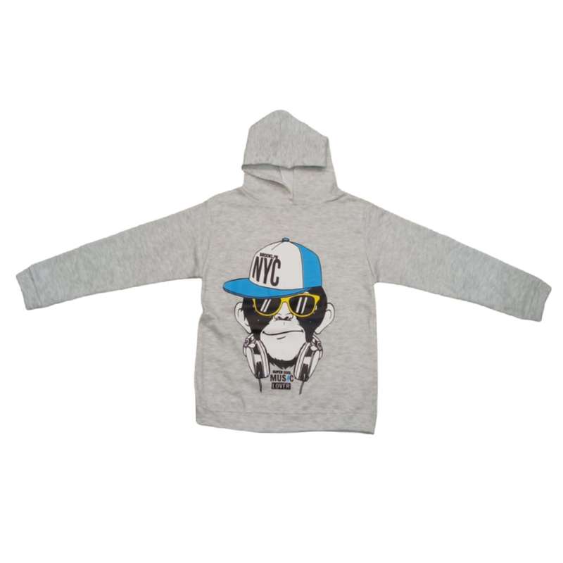 هودی پسرانه مدل تو کرکی میمون عینکی 002