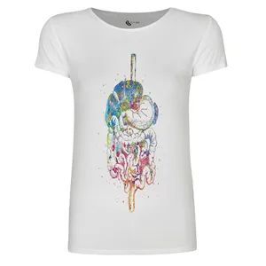 تی شرت آستین کوتاه زنانه مدل قلب