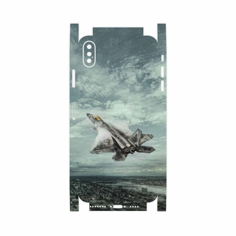 برچسب پوششی ماهوت مدل F-22 Raptor-FullSkin مناسب برای گوشی موبایل اپل iPhone XS Max