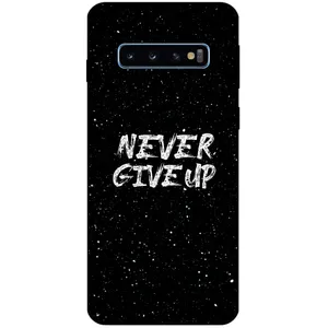 Megafone Never give up 1871 Cover For Samsung Galaxy S10