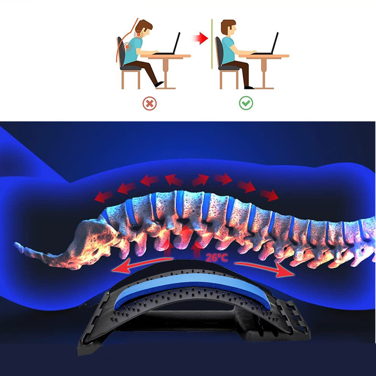 دستگاه کاهش درد کمر مدل BS 005