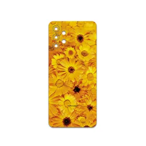 MAHOOT Yellow-Flower Cover Sticker for Samsung Galaxy M32 5G