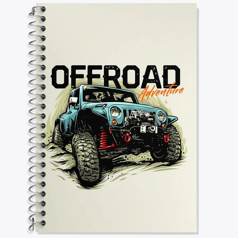 دفتر لغت 50 برگ خندالو مدل آفرود Off Road کد 26306