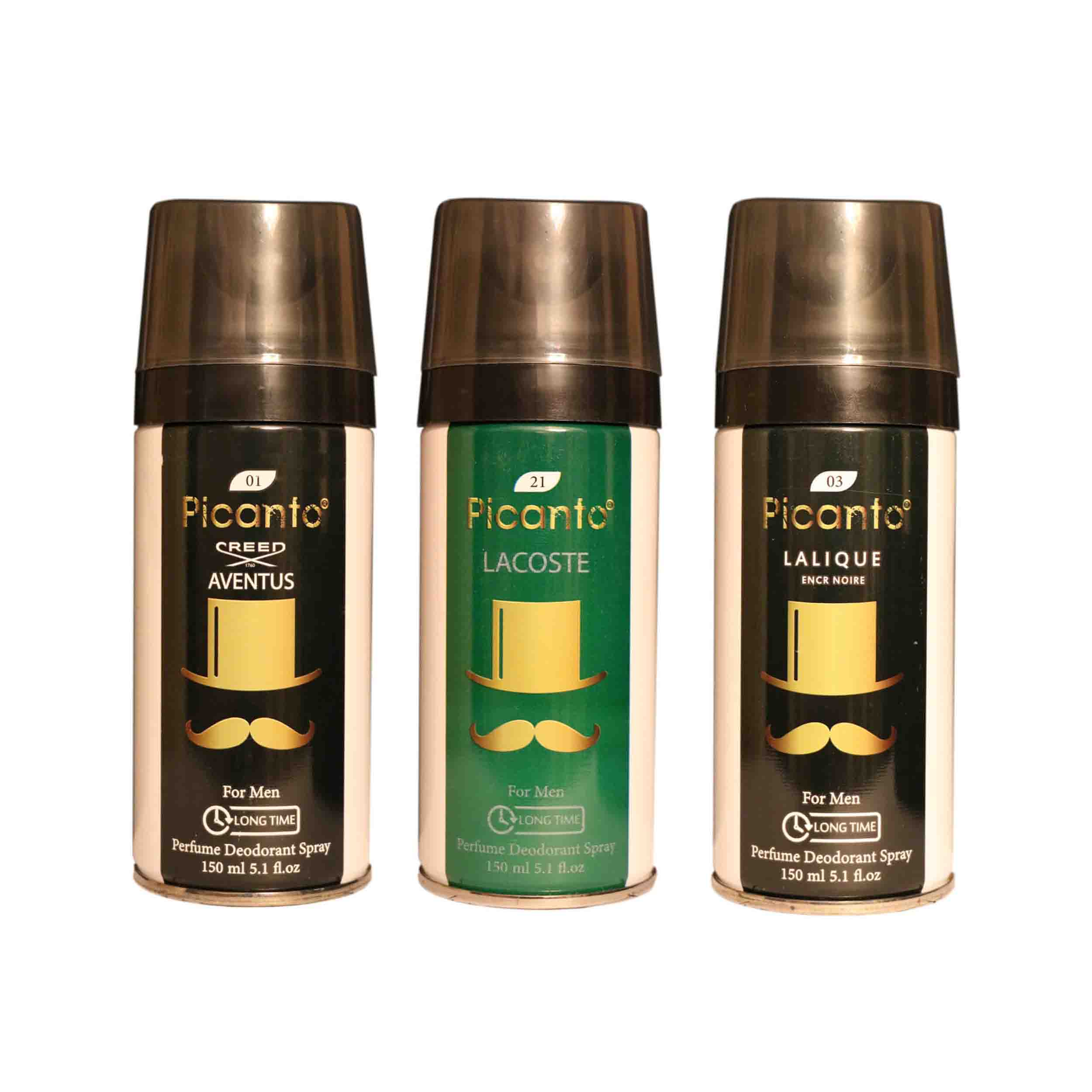 اسپری خوشبو کننده بدن مردانه پیکانتو مدل P18 حجم 150 میلی لیتر  مجموعه 3 عددی