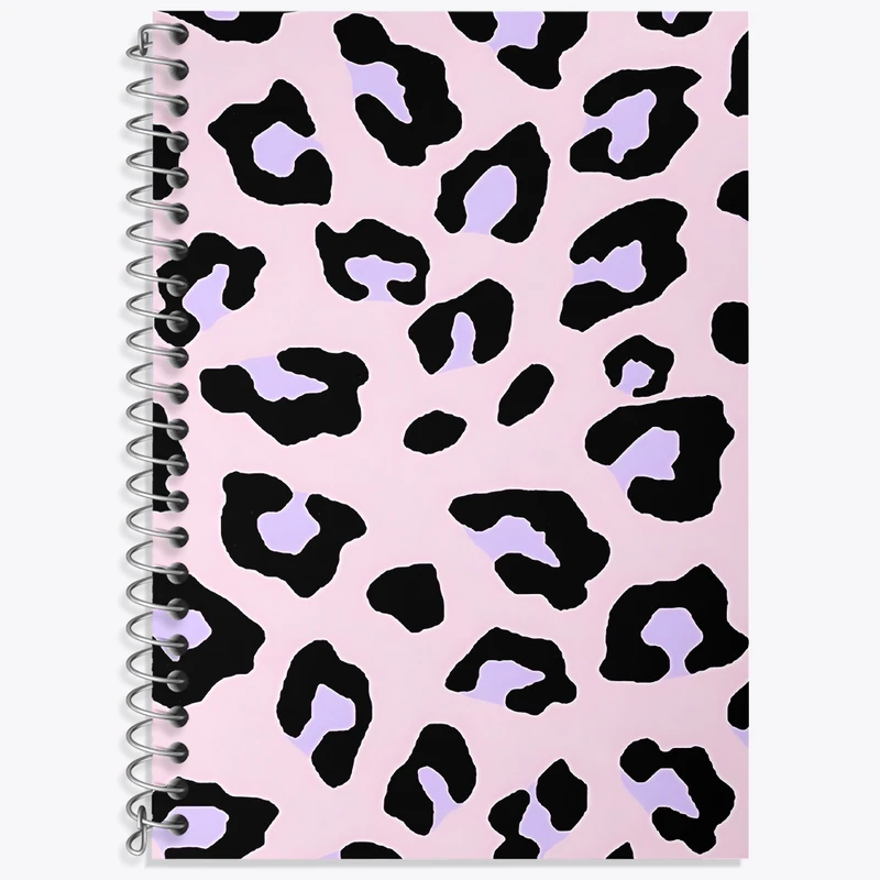 دفتر نت موسیقی 50 برگ خندالو طرح پترن پلنگی کد N2623