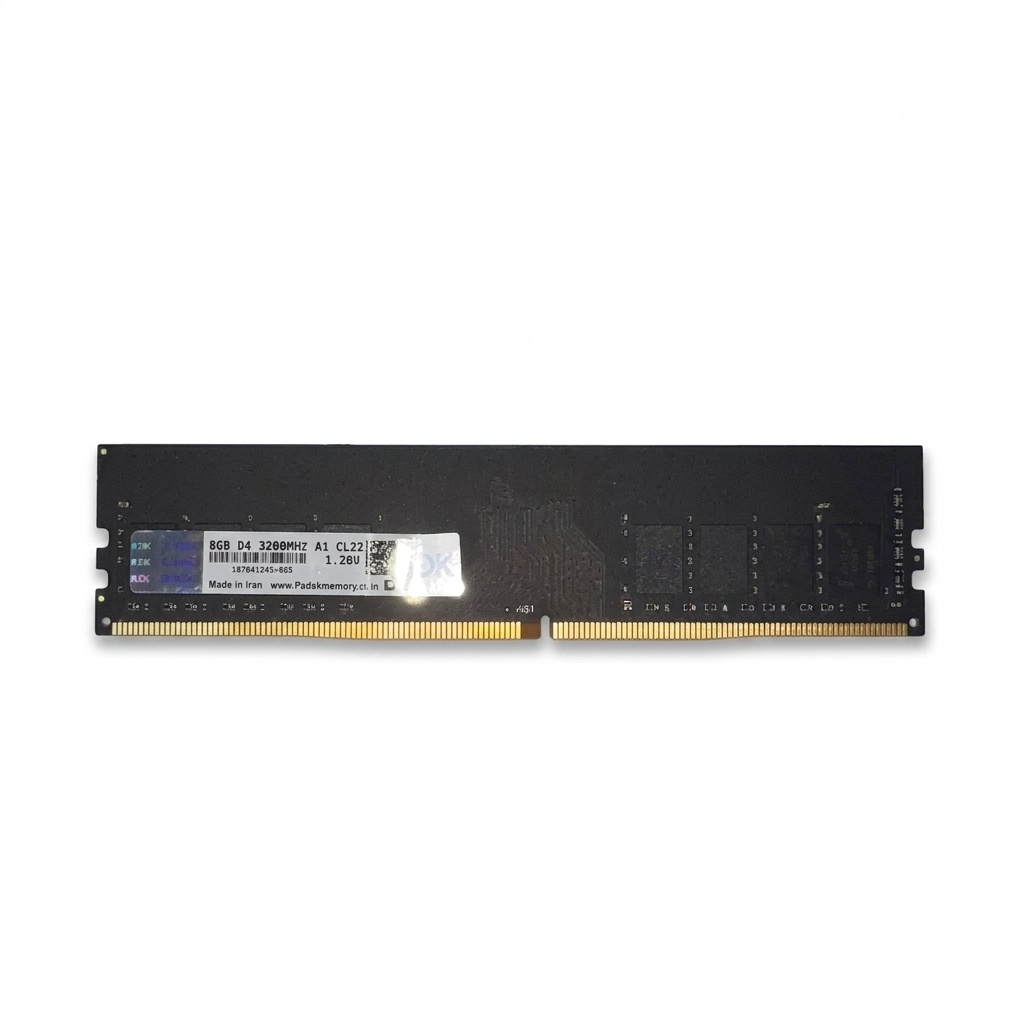 رم دسکتاپ ddr4 تک کاناله 3200 مگاهرتز cl22 فدک مدل a1 ظرفیت 8 گیگابایت
