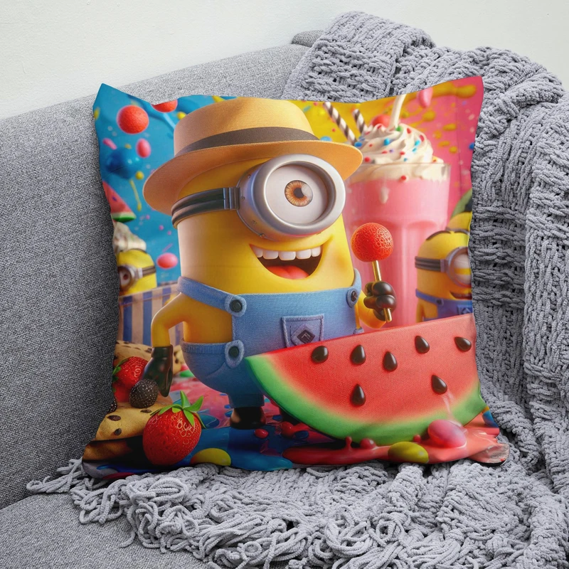 کوسن پاد آفرین مدل مینیون طرح هندوانه و شب یلدا B914