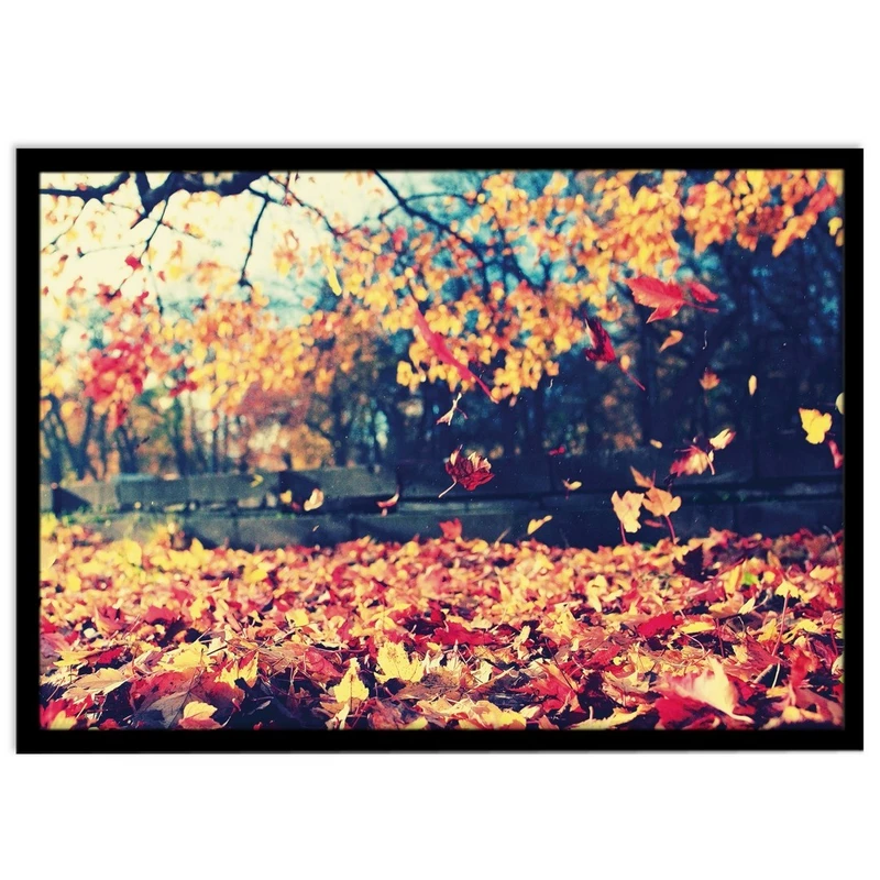 تابلو نوری بکلیت طرح منظره پاییز مدل B-S1309