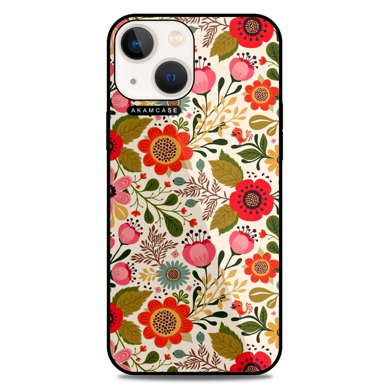 کاور آکام مدل AMC-WA13-FLOWERS4 مناسب برای گوشی موبایل اپل iPhone 13