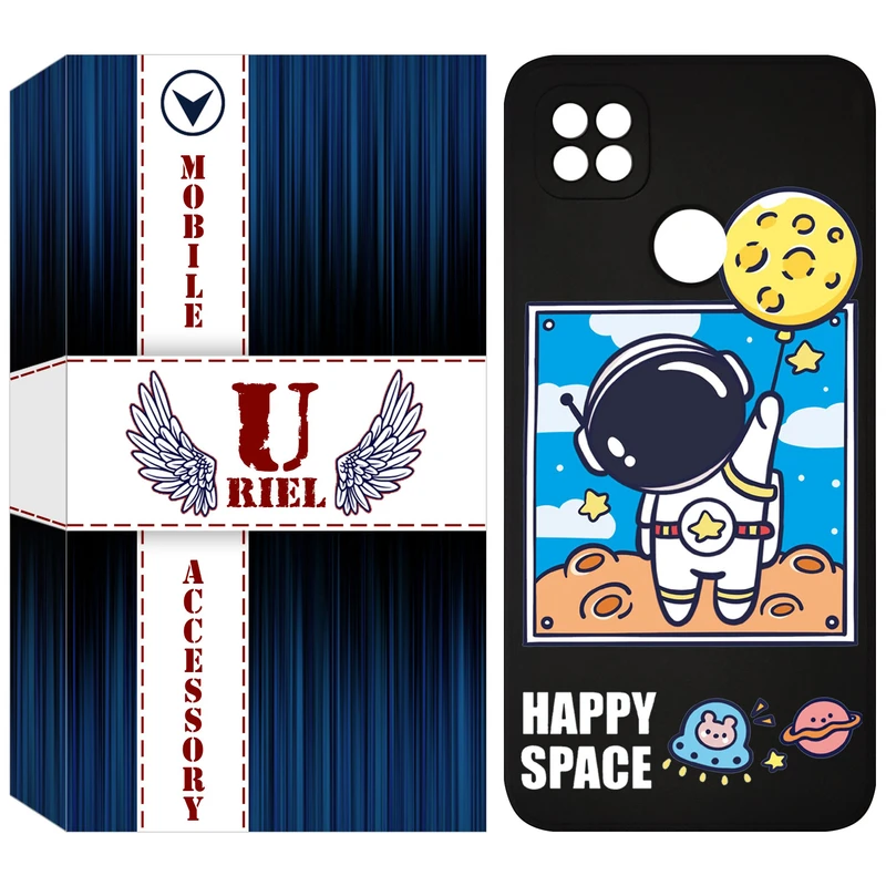 کاور یوریل مدل KSH کد 7 طرح فضانورد مناسب برای گوشی موبایل شیائومی Redmi 10A