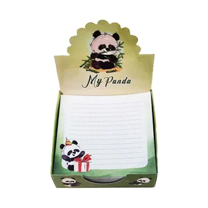 کاغذ یادداشت طرح پاندا جنگلی مدل فانتزی بسته 250 عددی