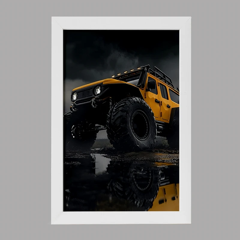 تابلو خندالو مدل ماشین آفرود (Off Road) کد F7801