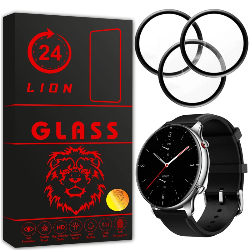 محافظ صفحه نمایش لاین مدل RT007 مناسب برای ساعت هوشمند شیائومی Amazfit GTR 2 بسته سه عددی