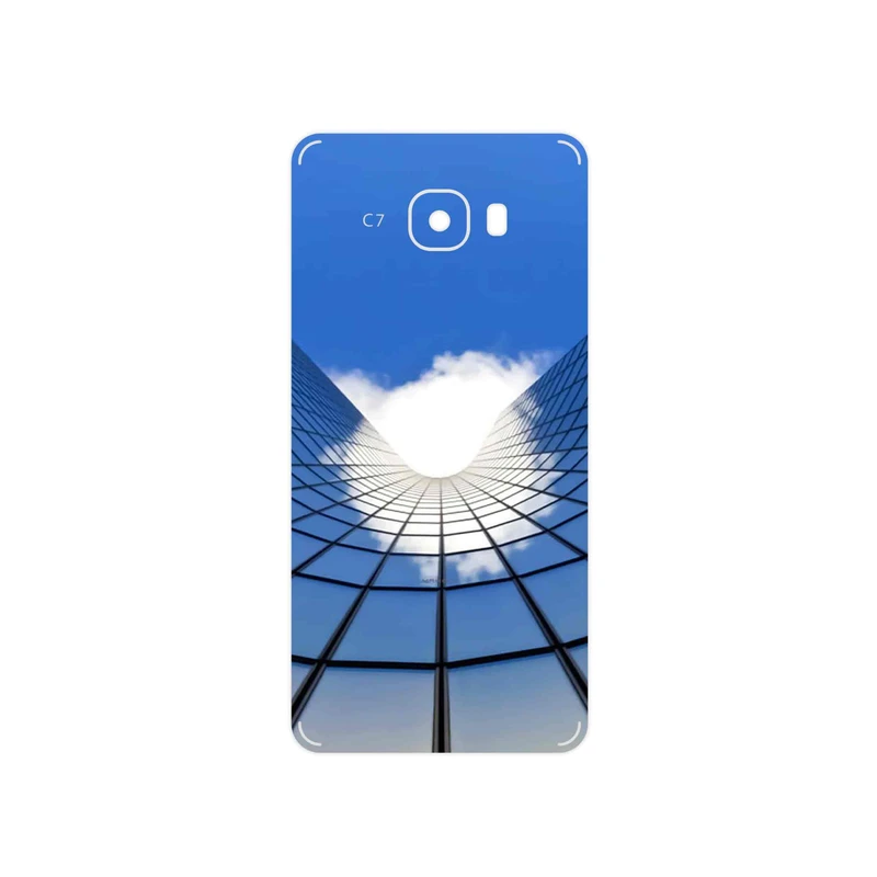 برچسب پوششی ماهوت مدل Glass skyscraper مناسب برای گوشی موبایل سامسونگ Galaxy C7