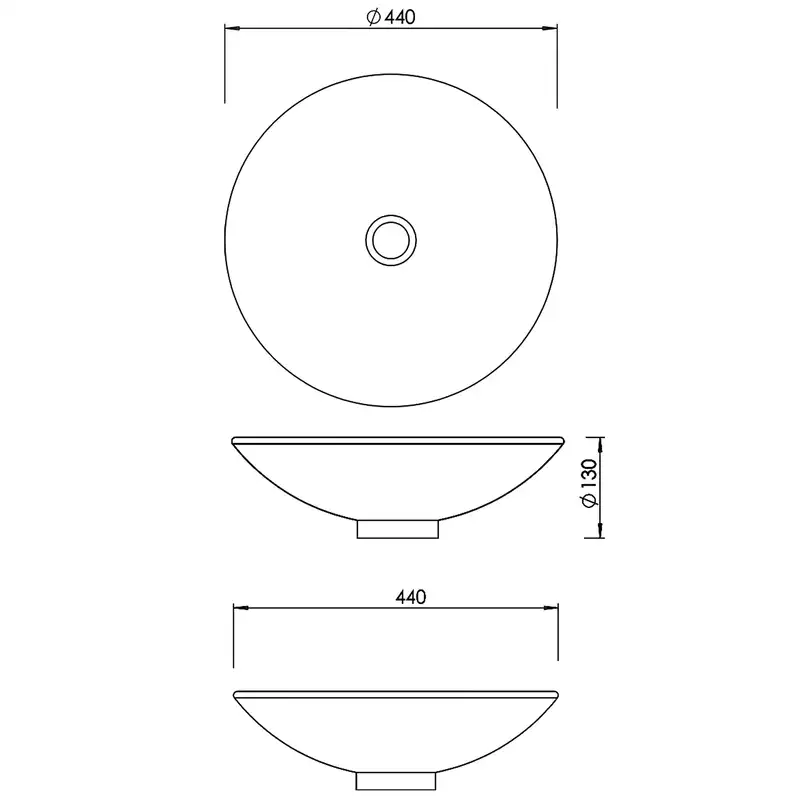 کاسه روشویی مدل پیترا